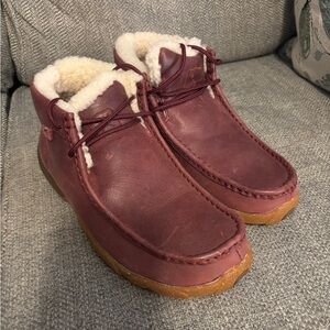 Twisted X Casual Shoes Woman’s Leather Chukka Rhubarb WDM0153 Sz 6